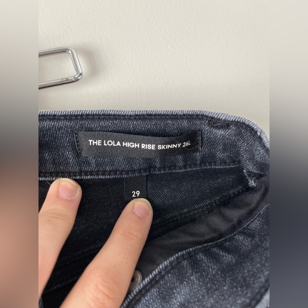 Denim Forum The Lola High Rise Skinny 26L Size 29 - Picture 10 of 11